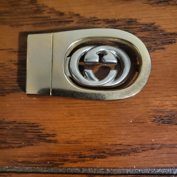 Classic Gucci belt buckle, gold and silver, $90 - Picture 1 of 1